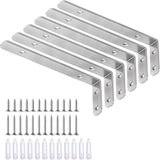 LSK Minimalist Corner Brackets for Intentional Home Styling — Flush Mount, No Visible Hardware, 5"