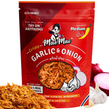 MaeMai Medium Spice Dry Chili Crunch Seasoning - No-Refrigeration Thai Flavor for Backpacking, Road Trips, and Outdoor Cookouts