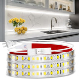 maylit Minimalist Under Cabinet LED Strip 48in Cool White, Clean Plug-in Light Bar for Intentional Home and Organized Spaces