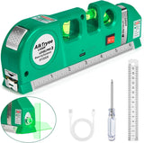 AikTryee 3-in-1 Laser Leveler – Compact All-in-One Design Replacing Bulky Levels, Lasers, and Tape Measures