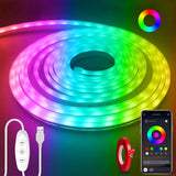 Lumichrome Neon Rope Light – Smoke Free Sleep Safe Lighting with Auto Timer Shutoff, IP65 Silicone