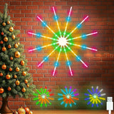 Hausparkle LED Snowflake Wall Hanging – Shatter-Free Plastic Frame for Kids' Bedroom Holiday Lighting, RGB Color Changing