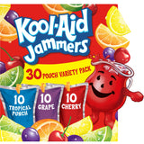 Kool-Aid Jammers Tropical Punch Grape Cherry – Crowd-Pleasing Party Bag Filler for Classroom Rewards