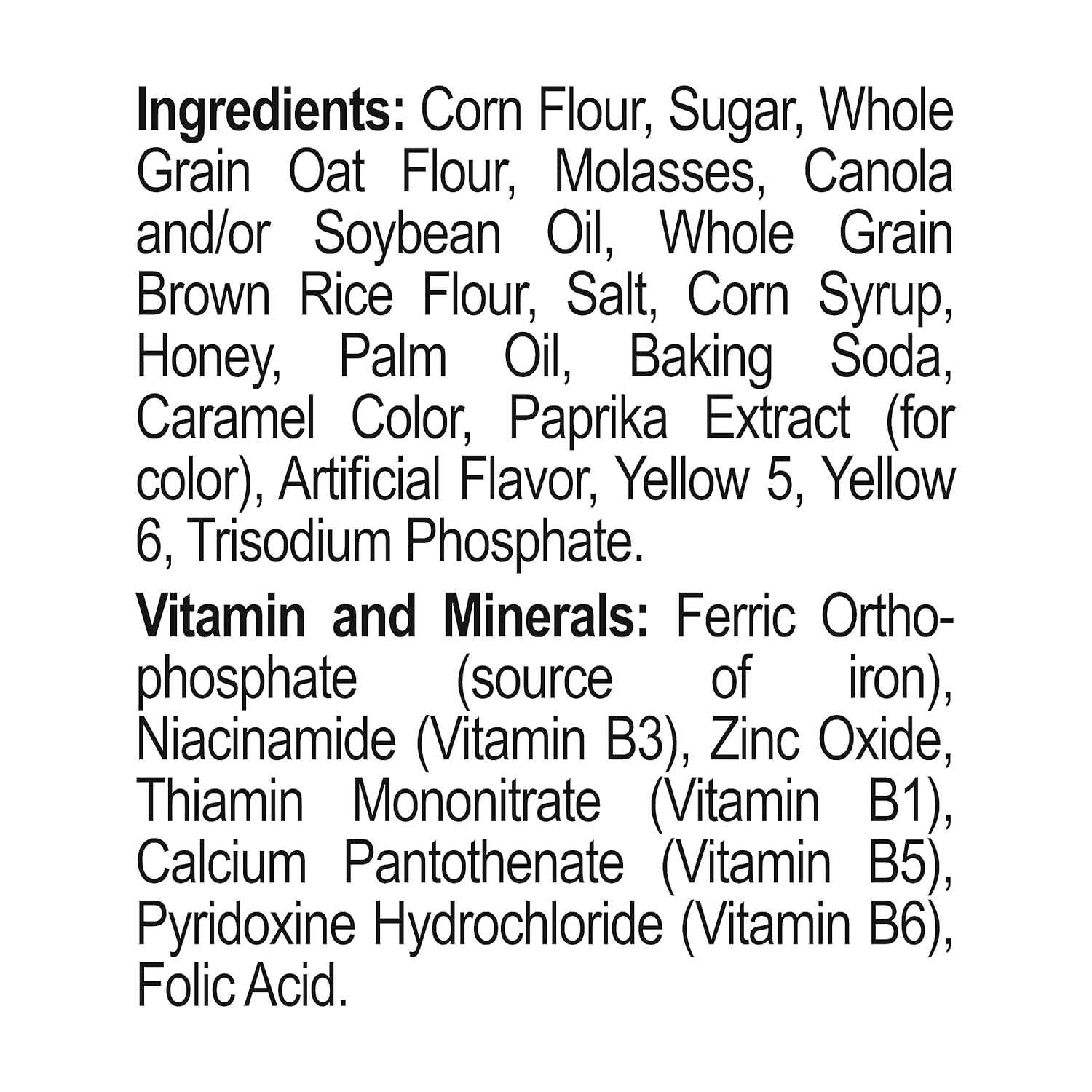whole-grain blend of corn, oats, and rice