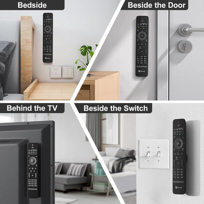 WORKZONE Remote Control Wall Mount 6 Pack – Adhesive Holder for Home Office and Counter Organization